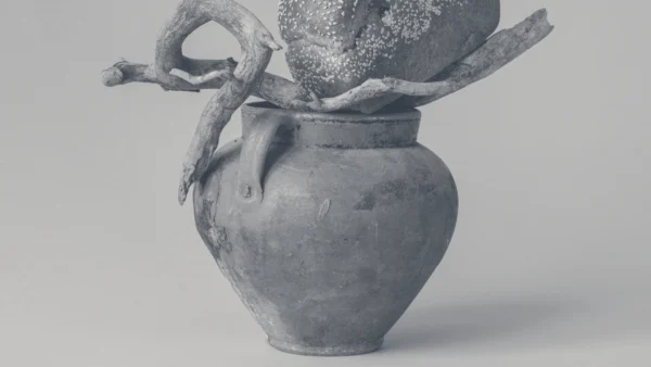 Handcrafted clay jar symbolizing biblical vessels and spiritual growth, representing the fragility and strength of faith.